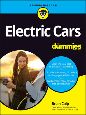 cover image of Electric Cars For Dummies